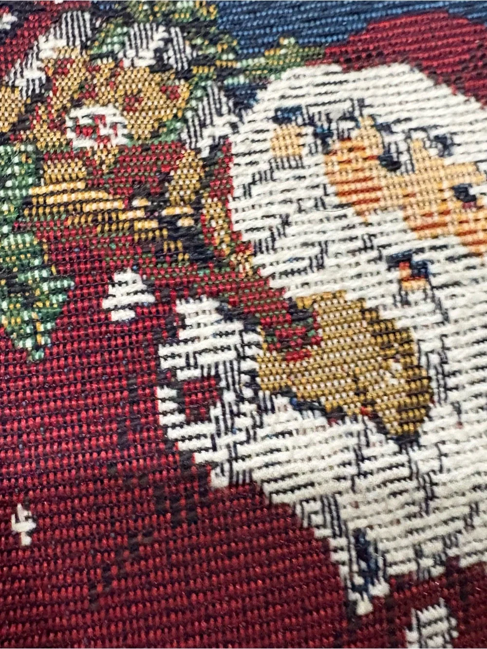 Designers Touch Needlepoint Christmas Pillows Lot Of 2 11” Holiday Santa Snowman
